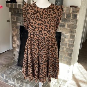 Very j animal print mini dress ♥️